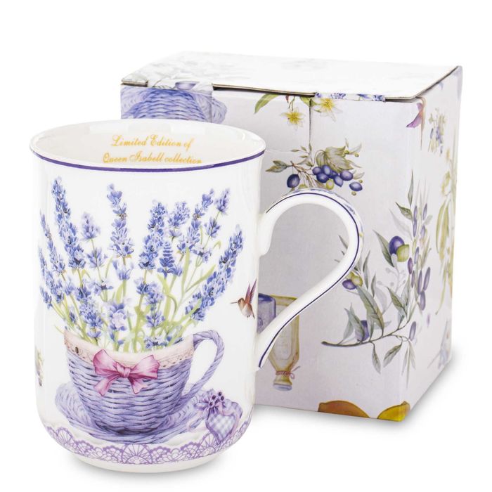 Kubek Queen Isabell KWIATY porcelana 350 ml