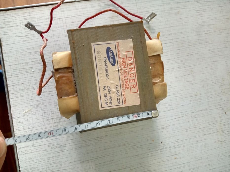 Трансформатор від мікроволновки фірми Samsung