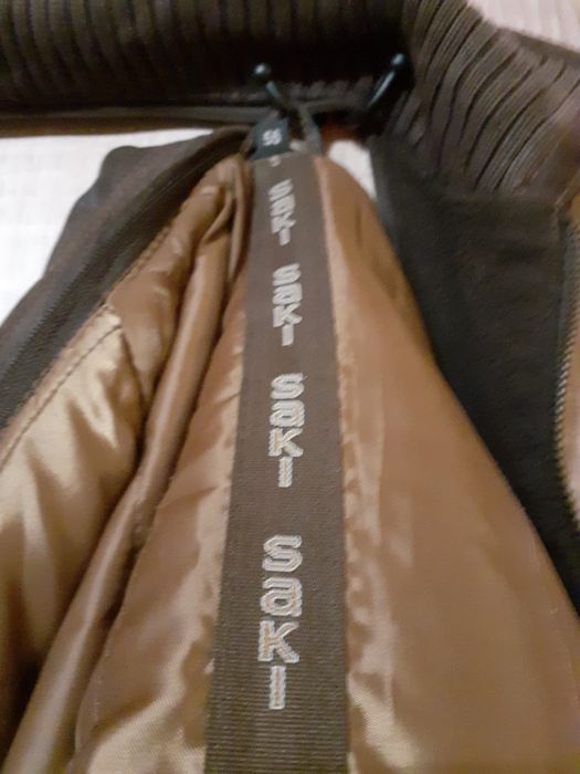 Męska skórzana kurtka/płaszcz