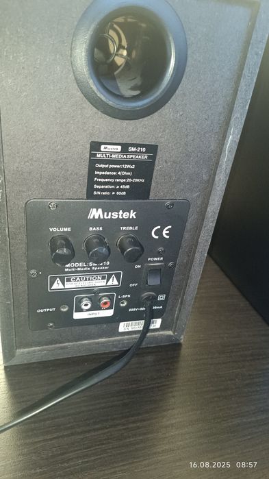 Колонки Mustek sm-210