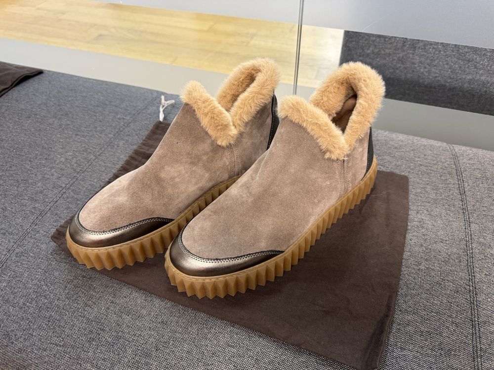 Voile Blanche Luna Suede Ankle Boots