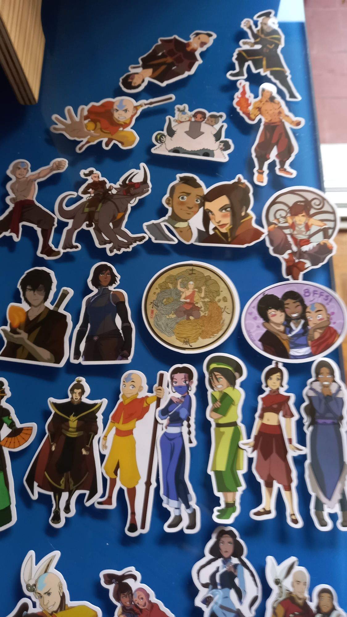 autocolantes The Last Airbender e Legend of Korra, stickers