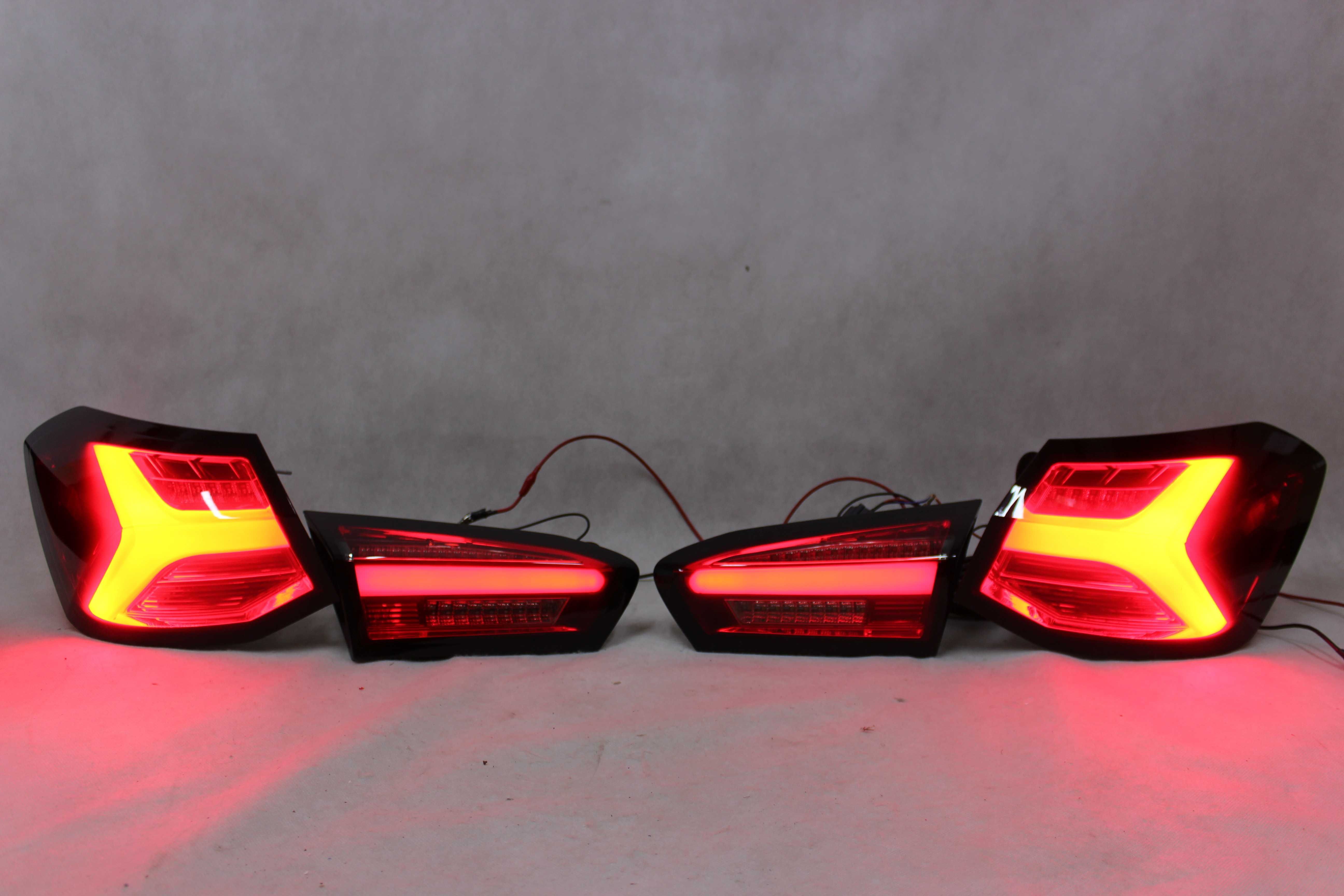 Lampy światła tył tylne FORD FOCUS mk4 IV 18-21 HB Dynamic LED SMOKE