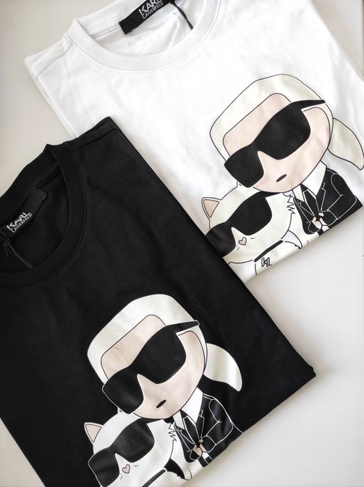 Футболка Karl Lagerfeld 2025 S, M, жіноча футболка Карл Лагерфельд