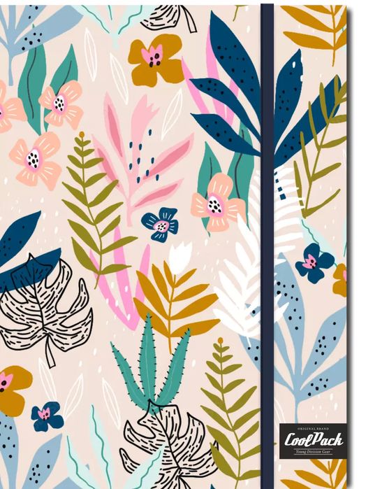 Brulion A5 z gumką Coolpack Snork. Patio