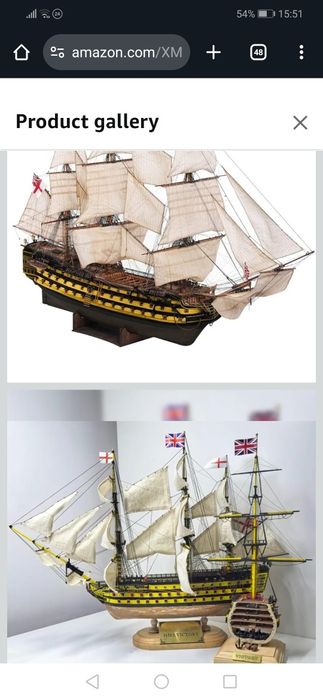 Hms Victory корабель Вікторі  1:150 для збірки Дешево