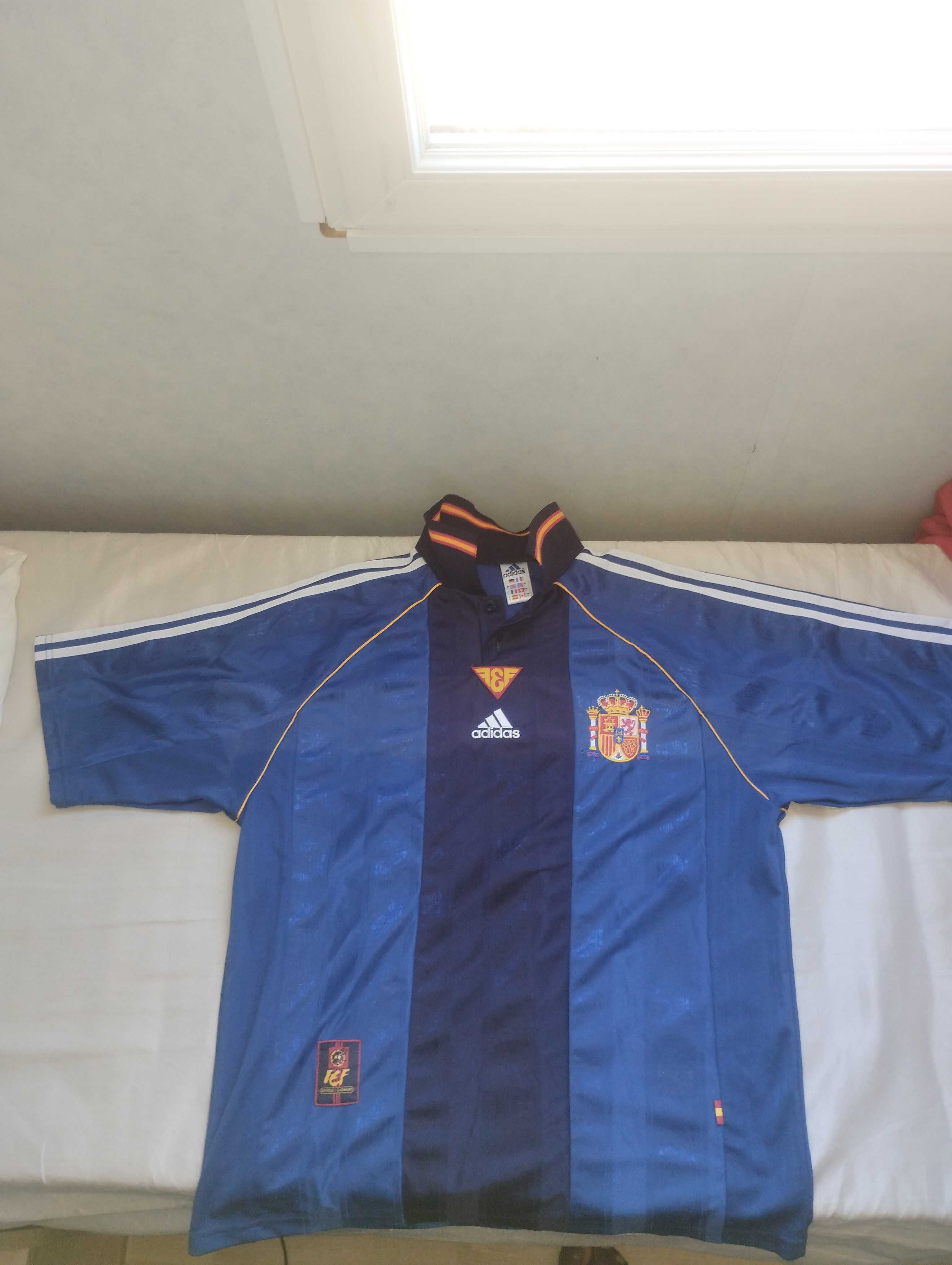 Camisa Espanha mundial 1998/1999 raríssima