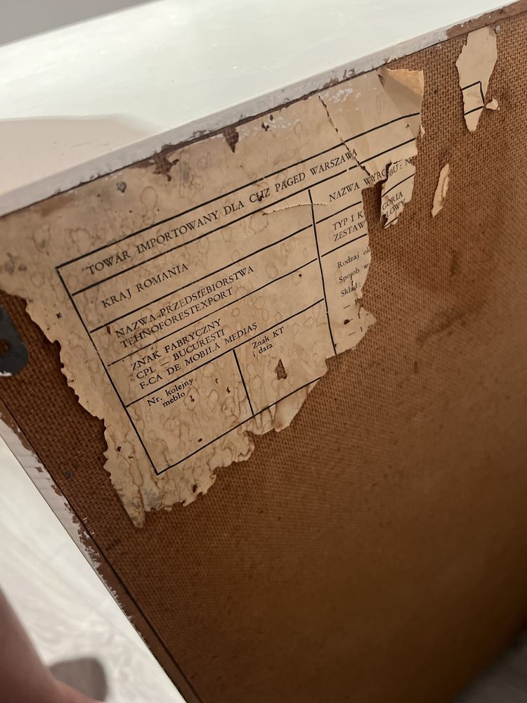 Komoda biała drewno solidna szuflady stylowa 75x70x48 cm pojemna