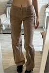 spodnie cargo brazowe stradivarius
