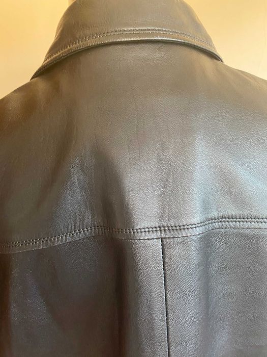 Casaco em couro preto 2