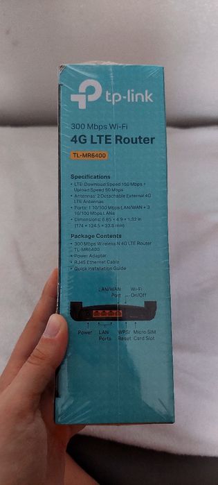 Nowy Router Tp - Link TI Mr6400 4G czarny w folii