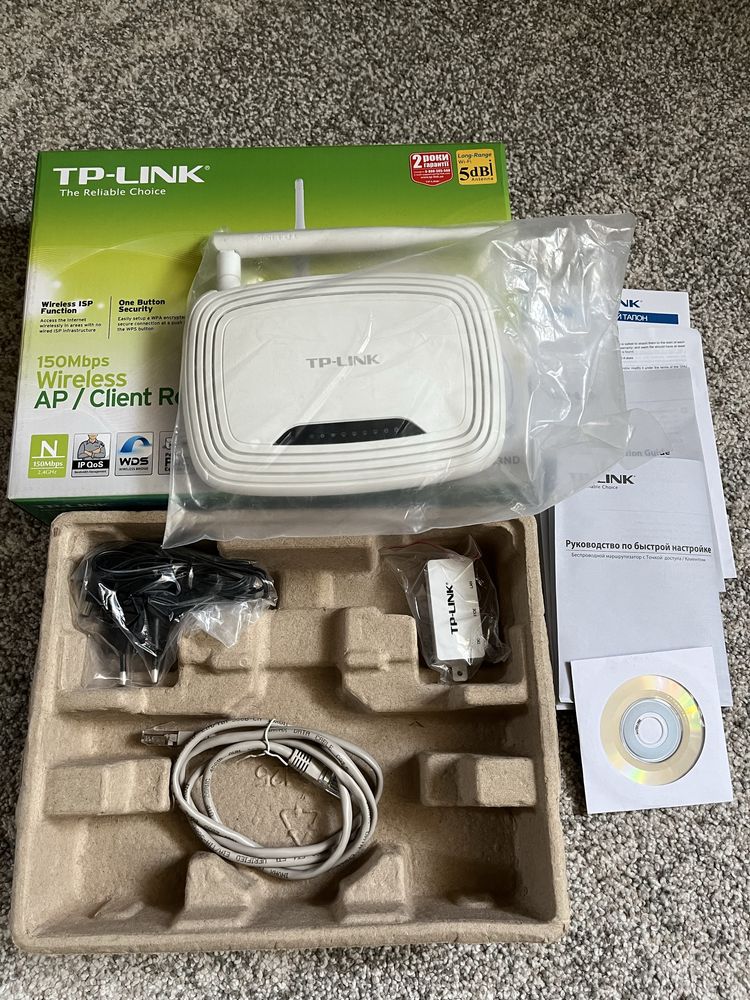 Бездротова точка доступу з клієнтом і маршрутизатором TP-LINK WR743ND