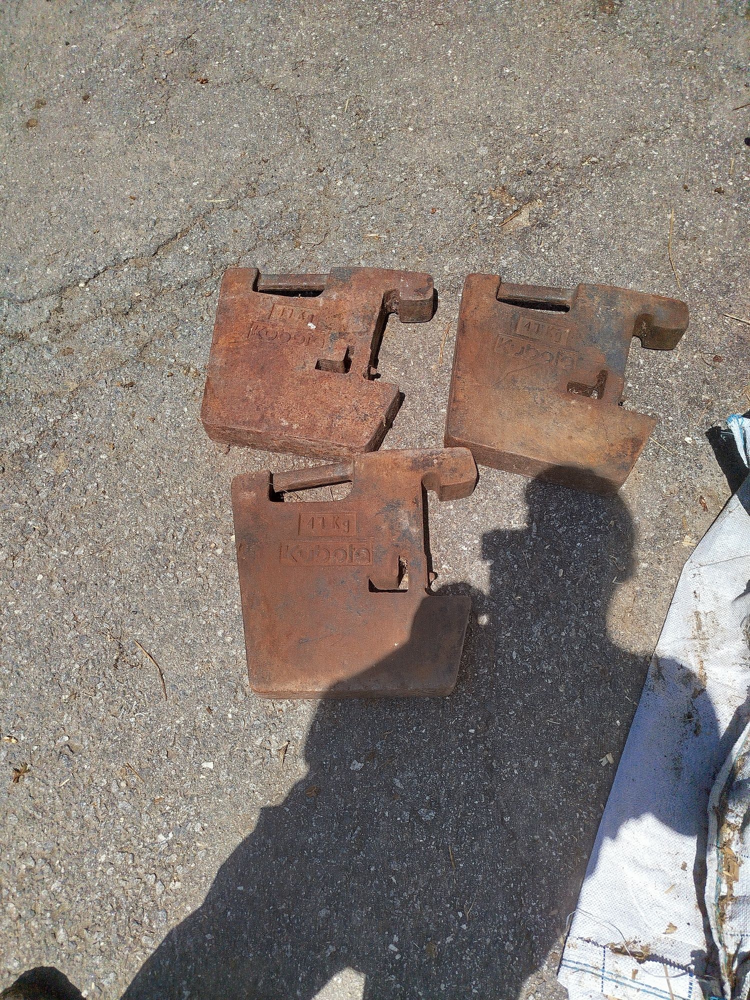 Pesos Kubota 47kg