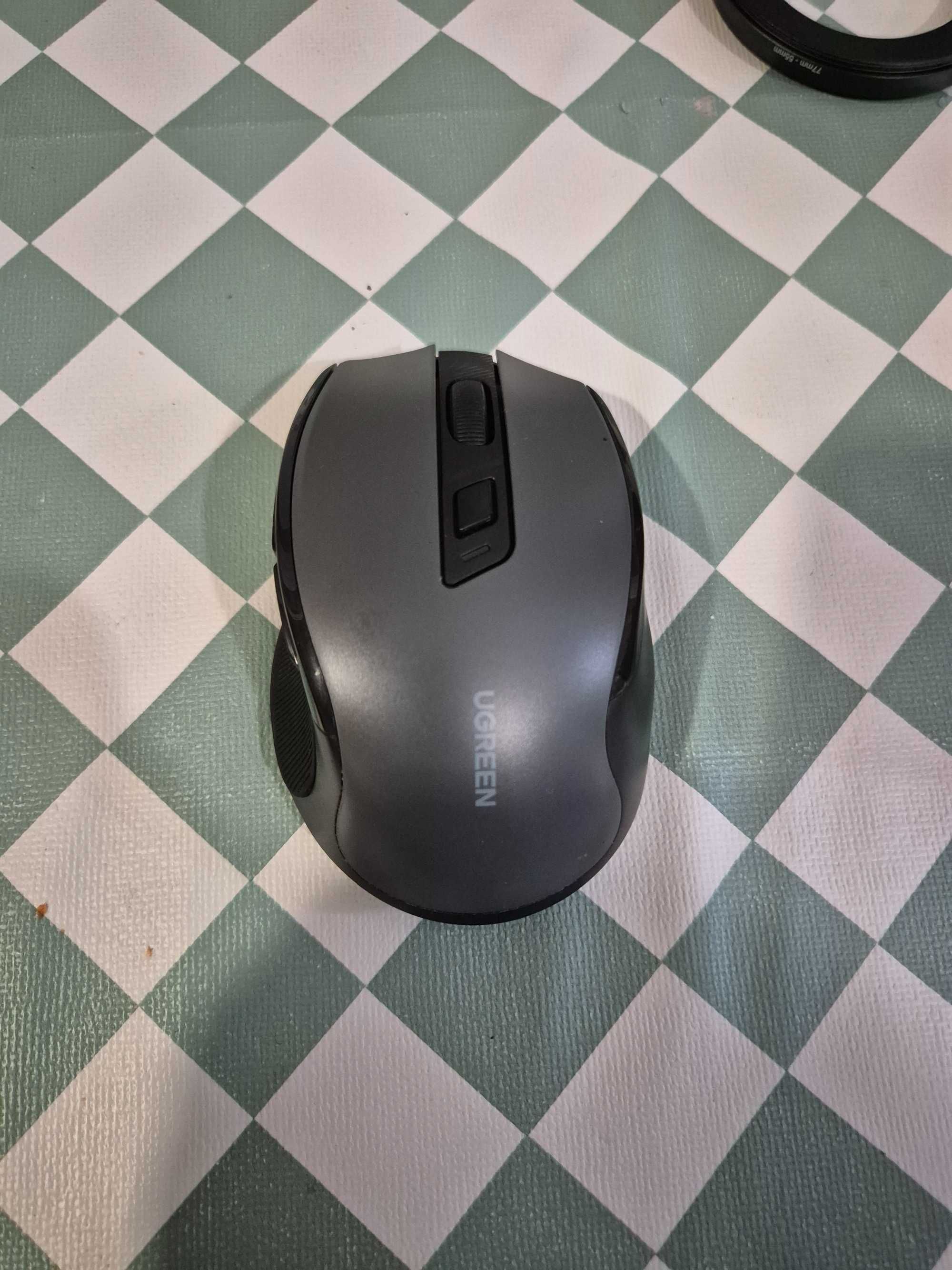 UGREEN Rato sem fios 2,4 GHz ergonómico recetor USB 5 níveis