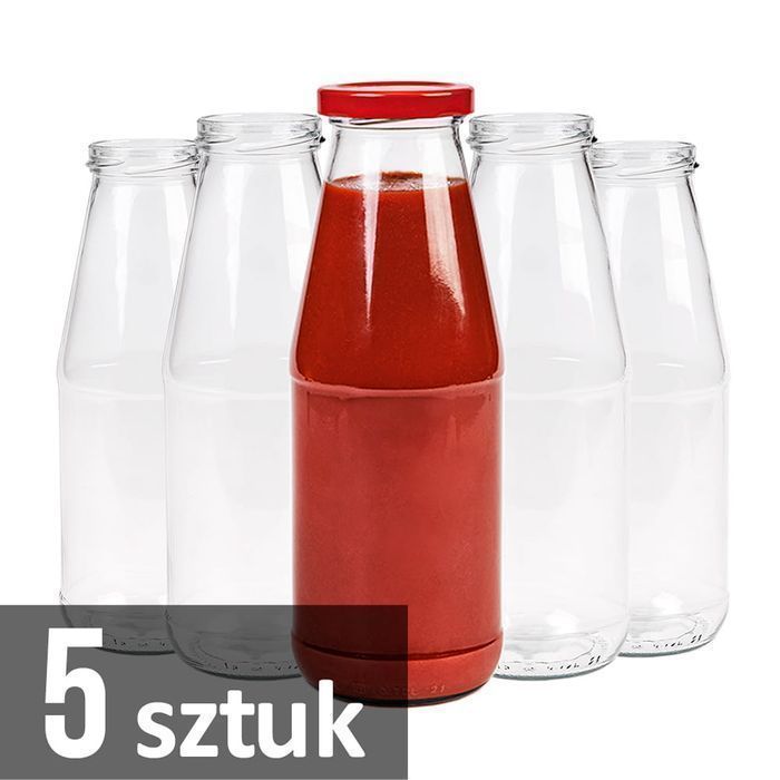 5x butelka PASSATA 720 ml z zakrętką