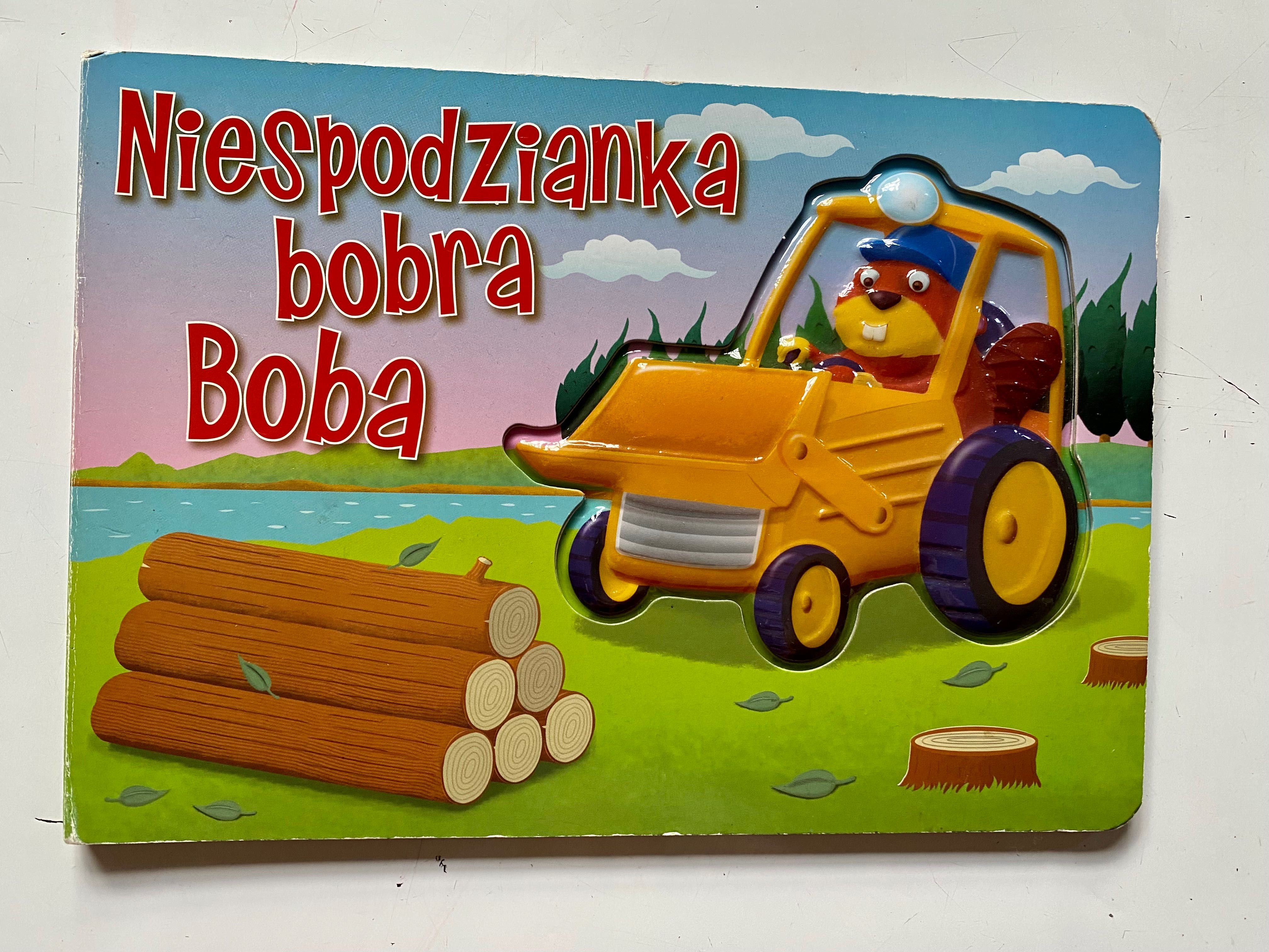 Książeczki KOPARKA, piesek, Bob budowniczy NOWE 3 sztuki