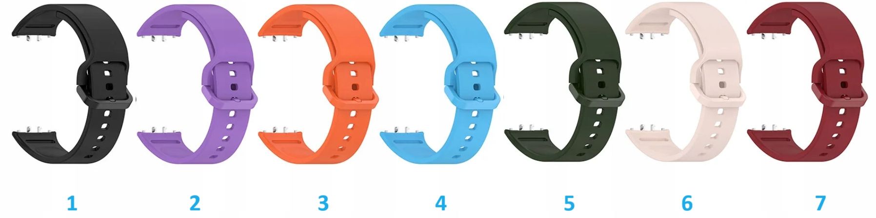 Pasek Silikonowy do Samsung Galaxy Watch Fit 3|KOLORY DO WYBORU