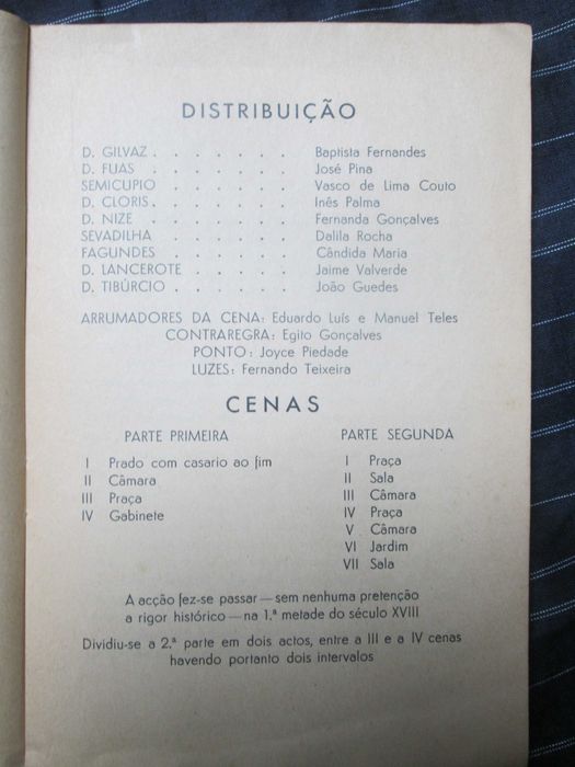 Guerras do Alecrim e da Manjerona, edição histórica do TEP, de 1956