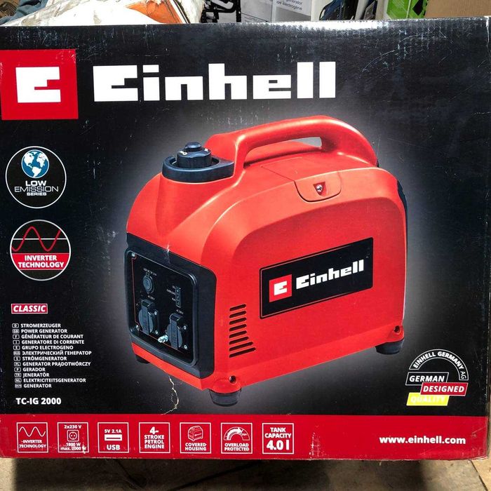 Генератор новий  Einhell TC-IG 2000 – 2.0/1.8 кВт, інверторний