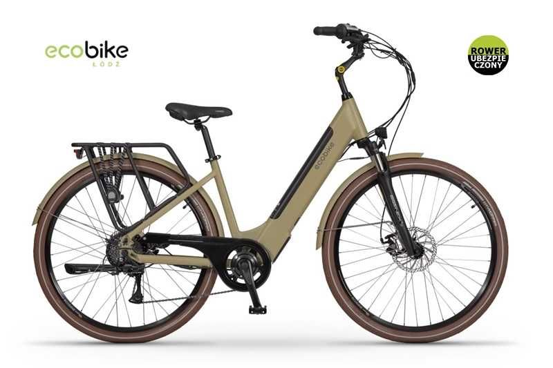 Rower elektryczny EcoBike X-City Cappuccino 17,5Ah upezp.AC Raty0%