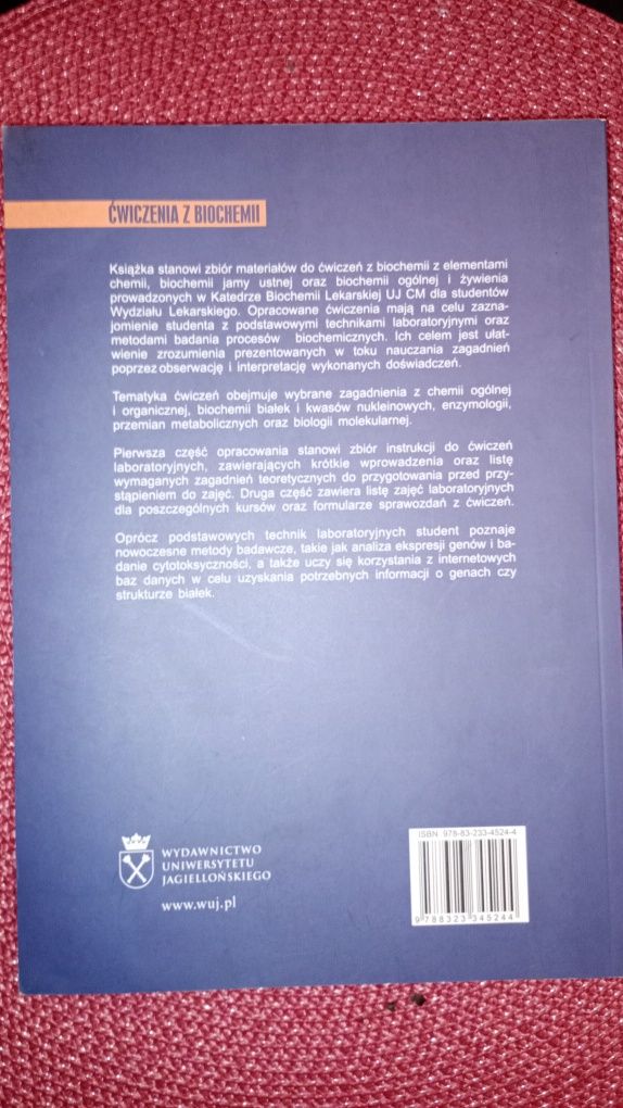 Ćwiczenia z Biochemii