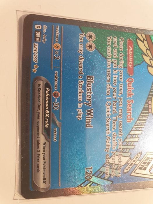 Karta Pokemon "Pidgeot", nowa, w koszulce