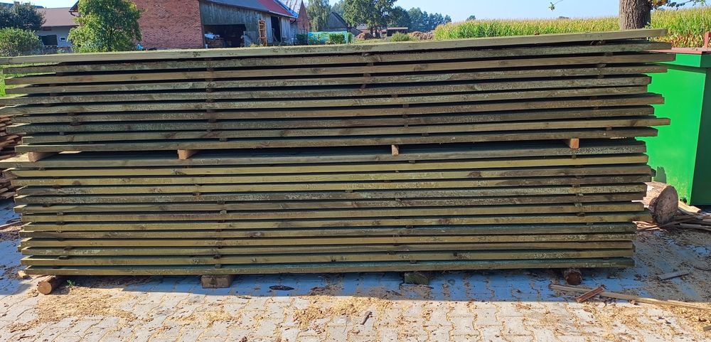 Więźba dachowa impregnowana transport drewno konstrukcyjne tartak wywi