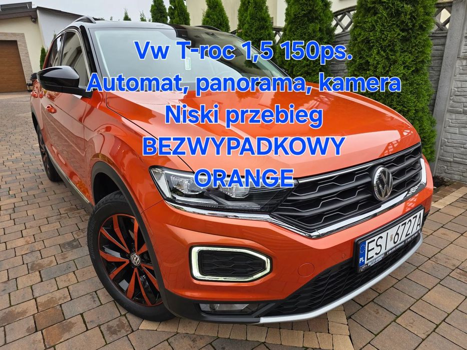 Volkswagen T-Roc Już zarejestrowany * Bezwypadkowy * Automat* Panorama* Kamera*