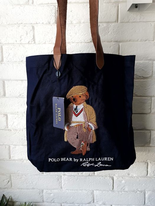 NOWA Torebka shopperka Polo Ralph Lauren Miś