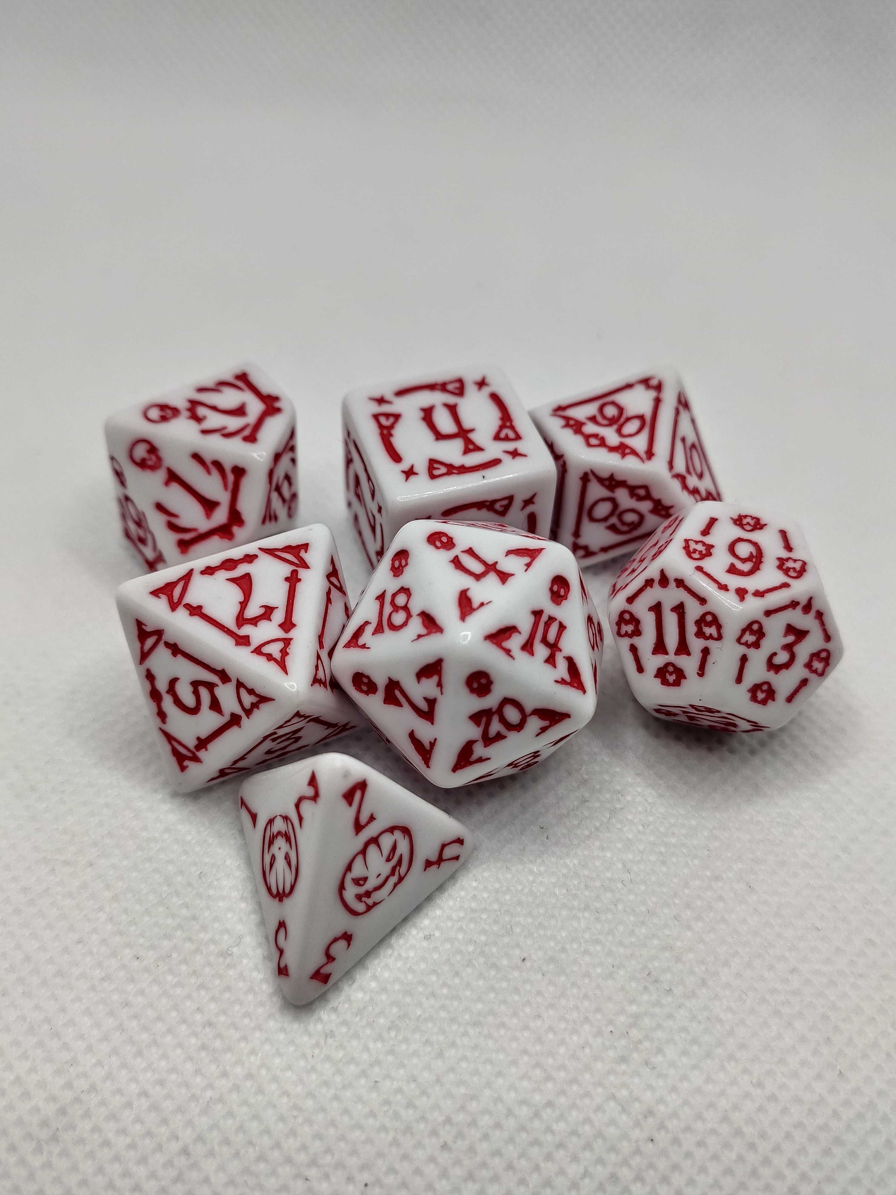 Duchy i Dynie: Kości Wampira - Zestaw 7 kości RPG / dnd