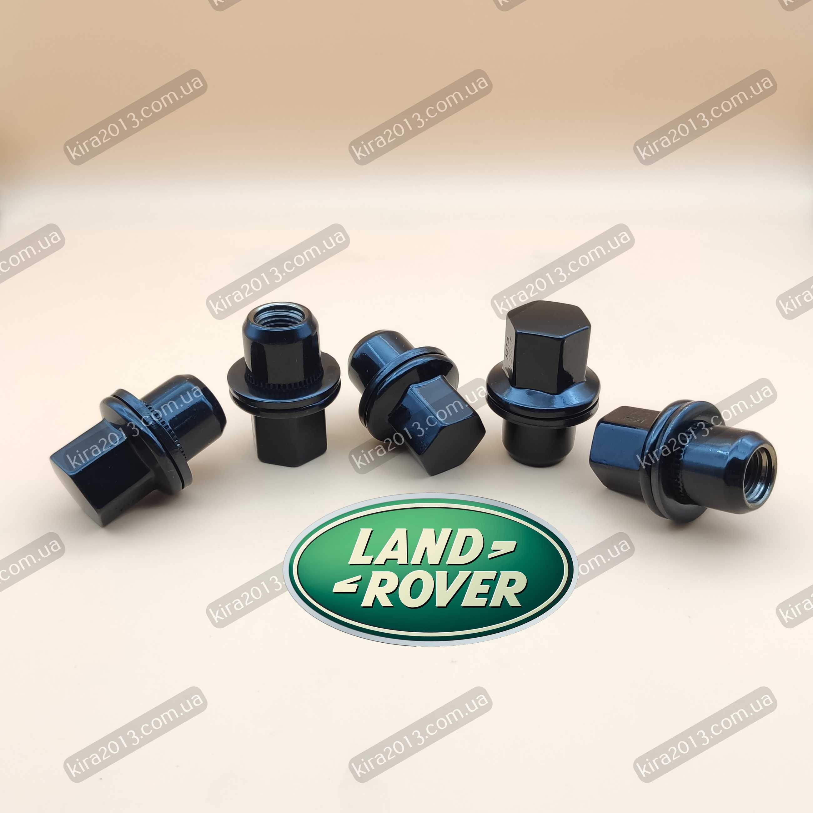 Черные гайки Ренж Ровер Land Rover Discovery Range Rover Sport цельные