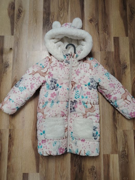Kurtka zimowa dziewczynka rozmiar 122