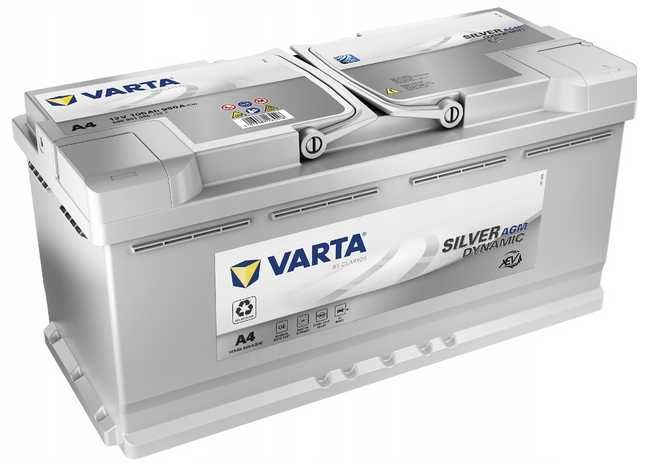 Akumulator Varta Silver AGM START-STOP A4 105AH 950A P+ Radom