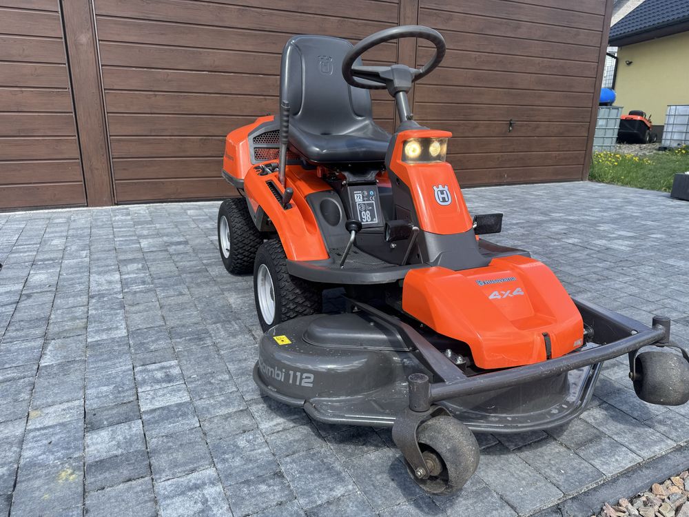 Traktorek kosiarka HUSQVARNA 16KM 4x4 V2 pompa, kawasaki,95mth! Igla!!