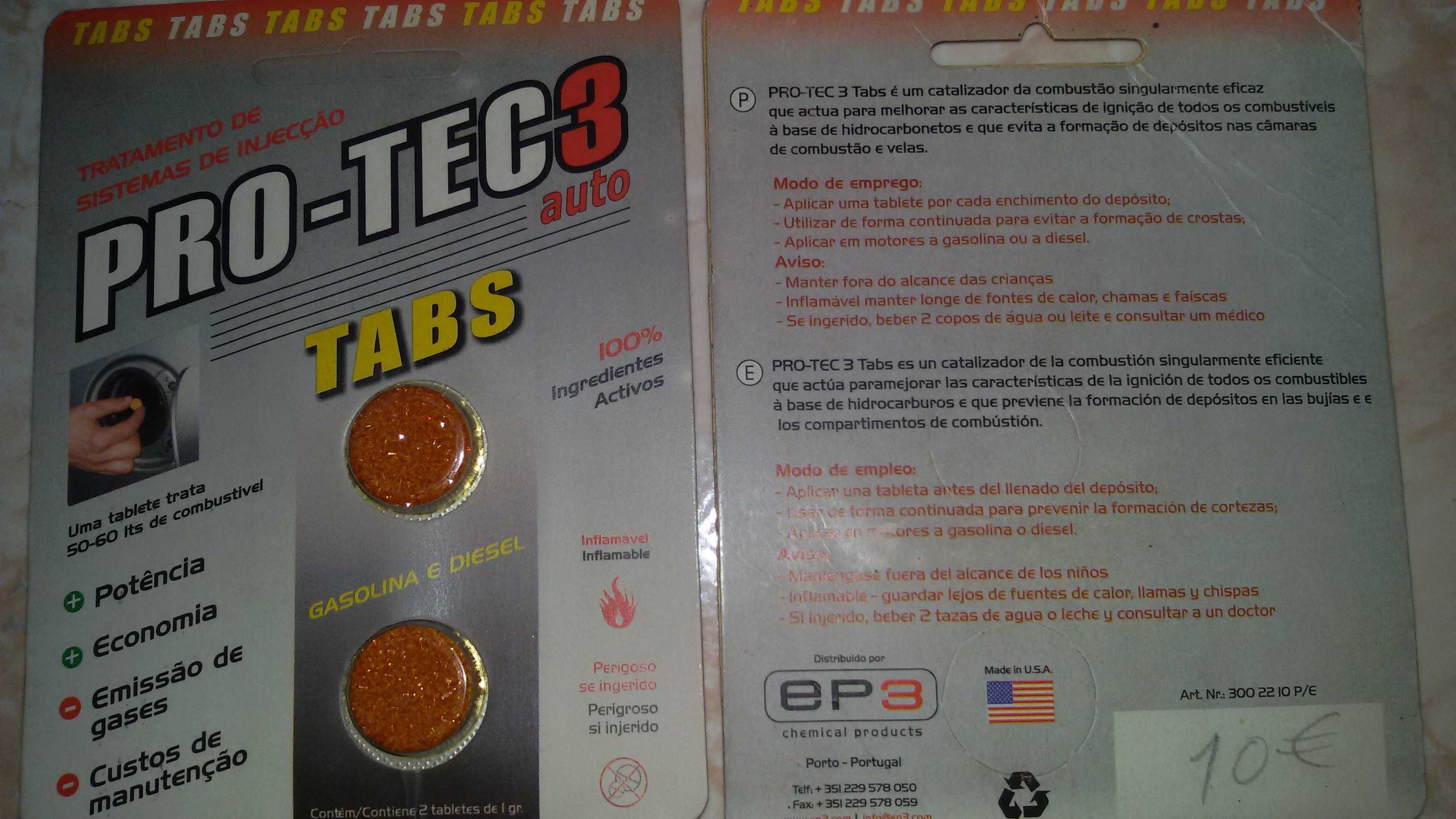 Aditivo/Pastilhas para Gasolina/Diesel Carros de Injeção (NOVA)