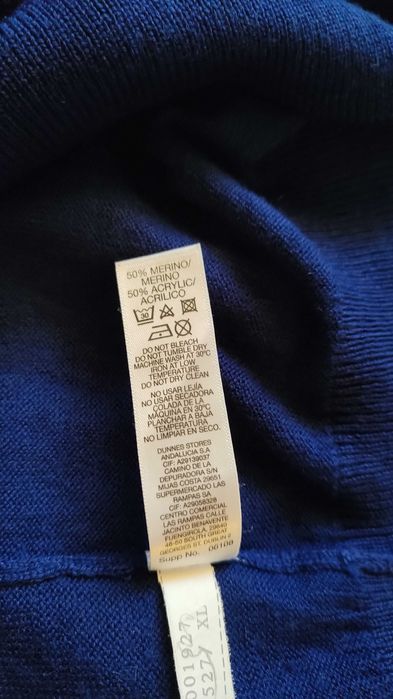 Sweter męski wełna merino Dunnes