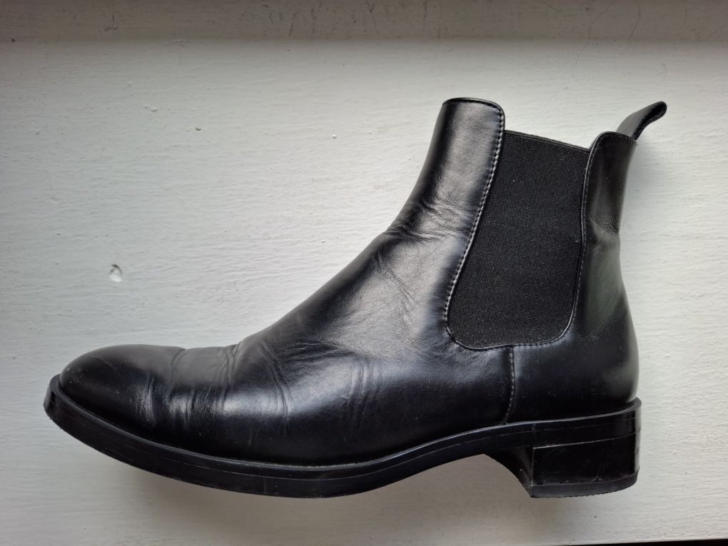 Шкіряні черевики челсі Zara, розмір 39