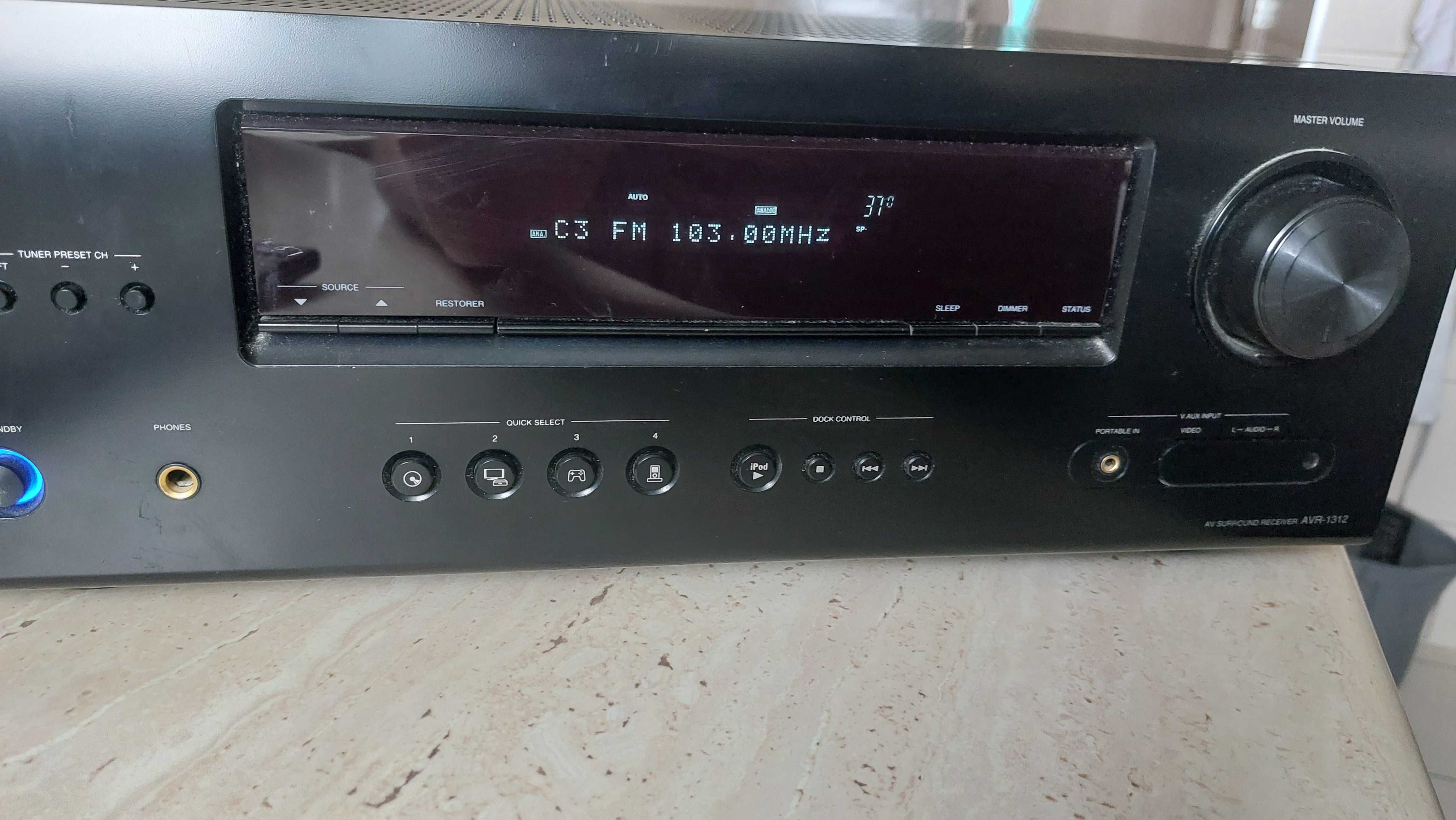 Amplituner Denon AVR-1312 5.1, używany, sprawny 100%
