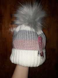 Зимняя шапочка для девочки