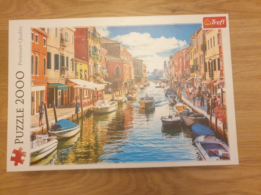 Puzzle 2000 Trefl Wyspa Murano,Wenecja