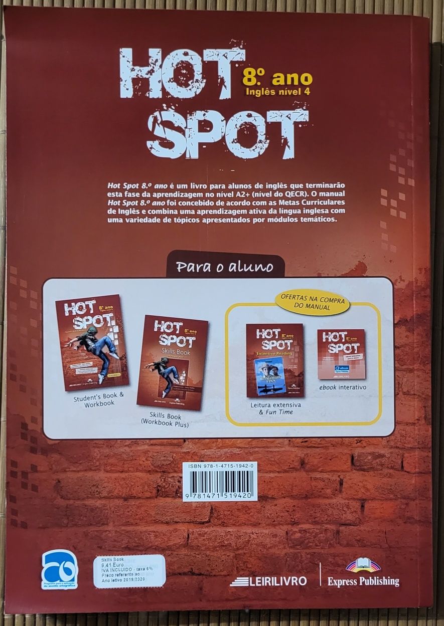 Hot Spot 8° ano - caderno de atividades