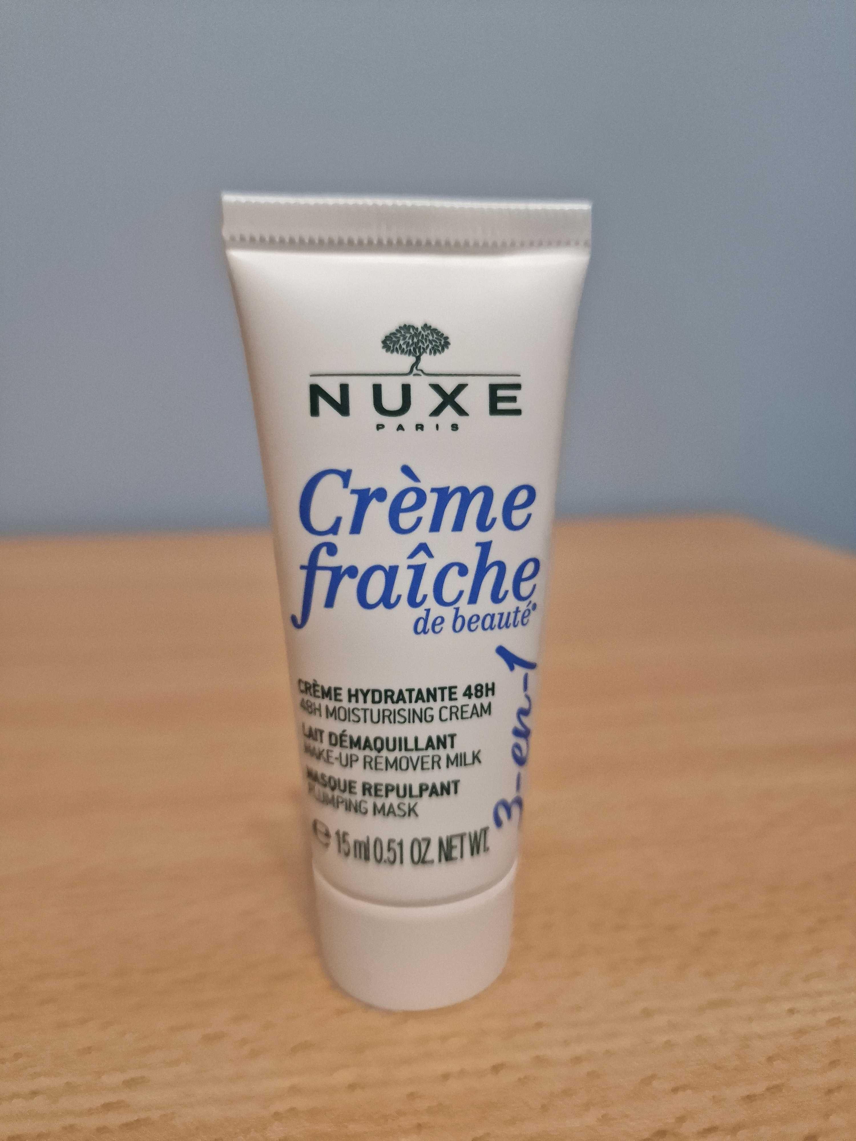 Nawilżający krem do twarzy 3w1 Creme Fraiche 3-en-1 Nuxe 15 ml