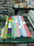 Lote 30 folhas papel crepe estampado, novo