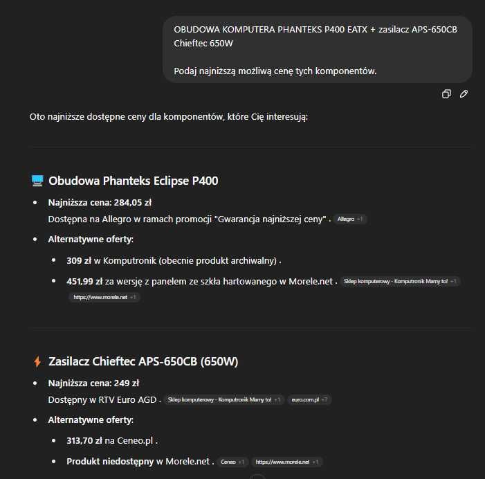 Komputer stacjonarny EATX Intel Corei3-12100, 1 536GB SSD , 16GB RAM
