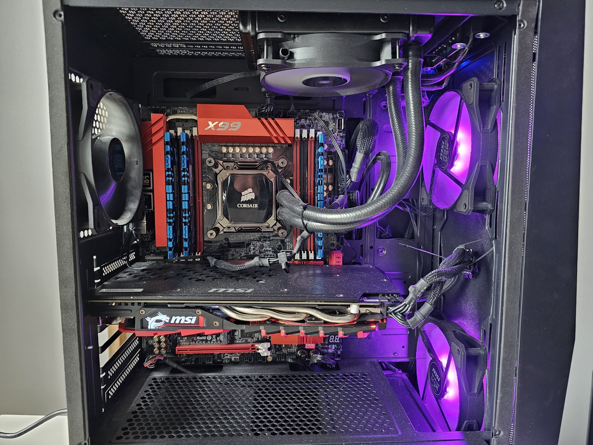 Komputer PC i7  5960x 16 rdzeni GTX 1060