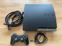 PS3 Slim, Sony Playstation 3 Slim, 120 Gb, 1 джойстик