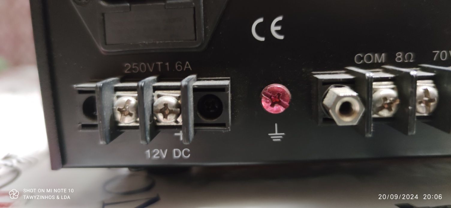 Amplificador 12v ou/220 v publicidade