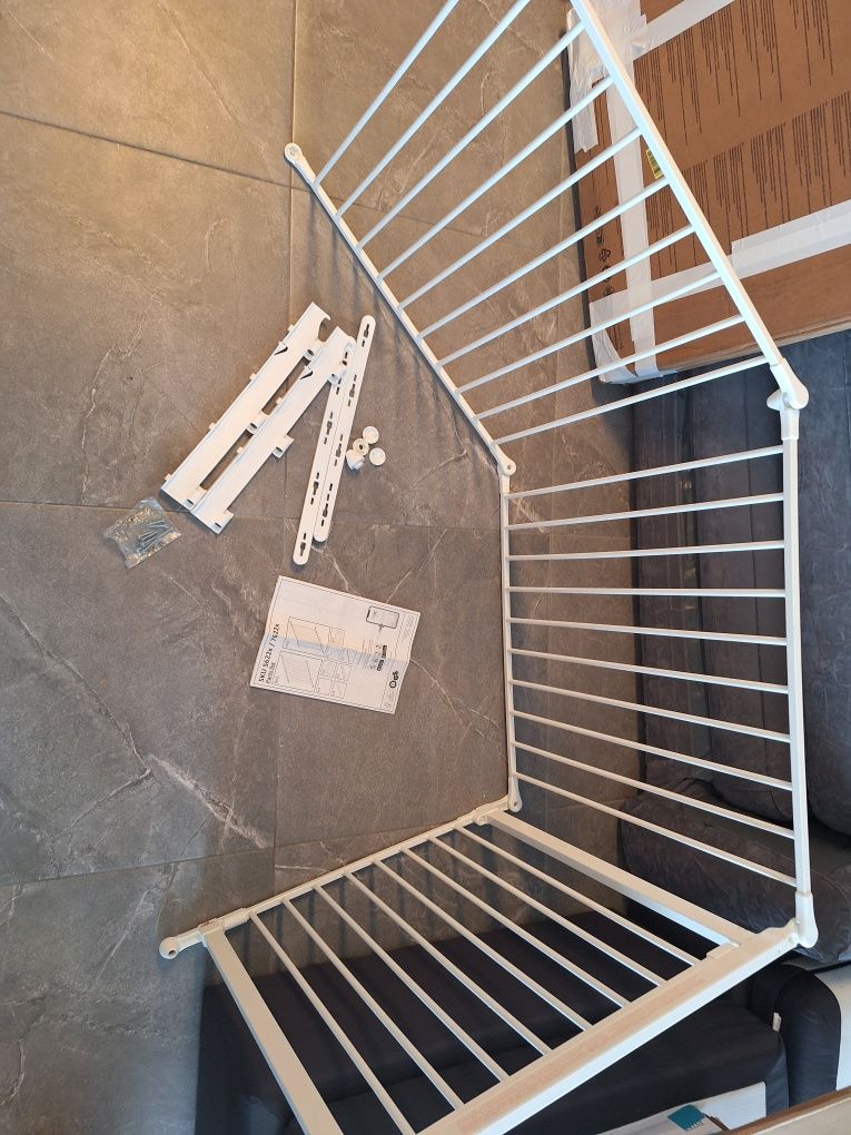 BabyDan Flex L, 90-223 cm, kratka ochronna na schody kominek