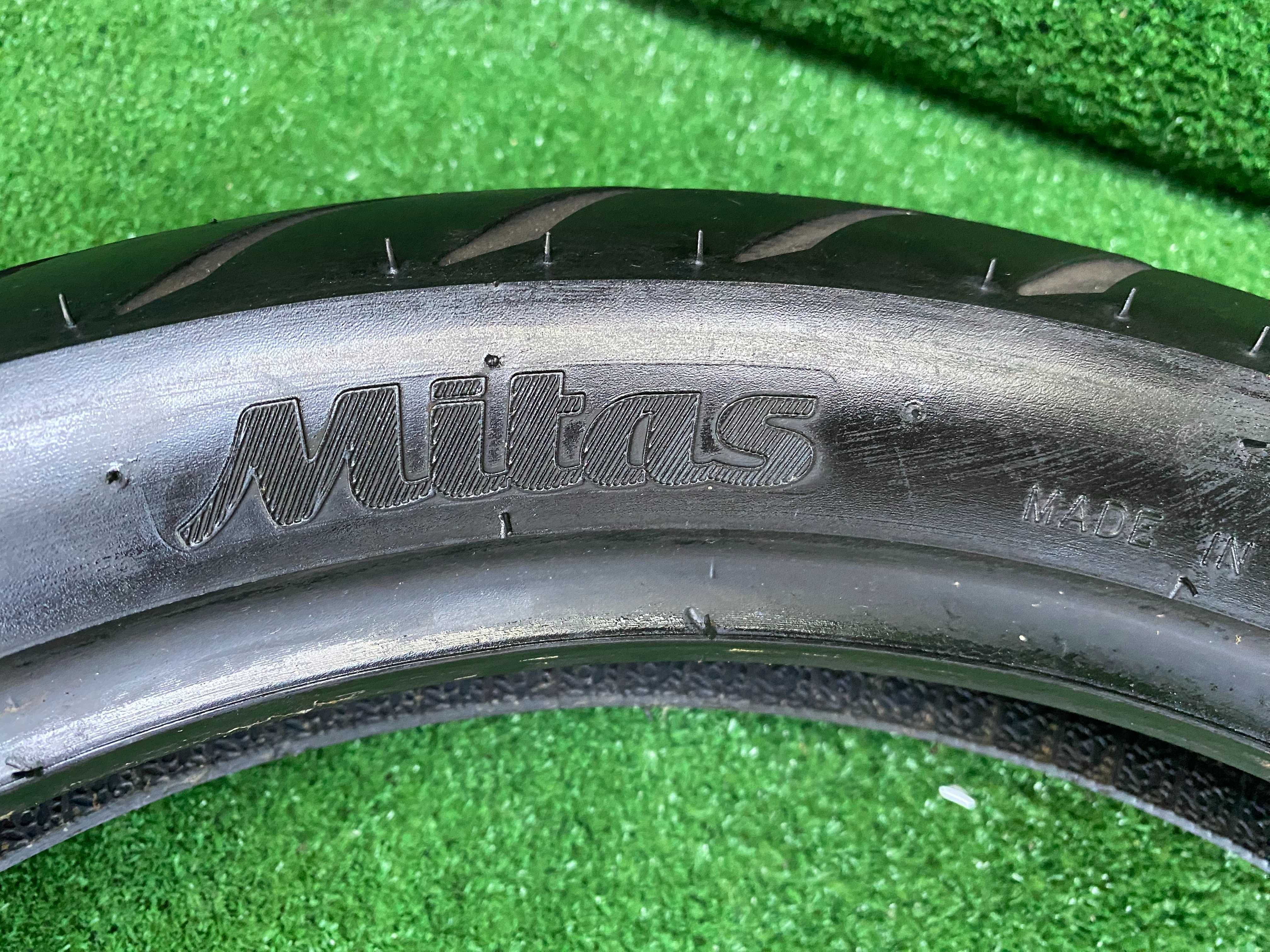 100/80/17 mitas MC25 Bogart pneu usado mota