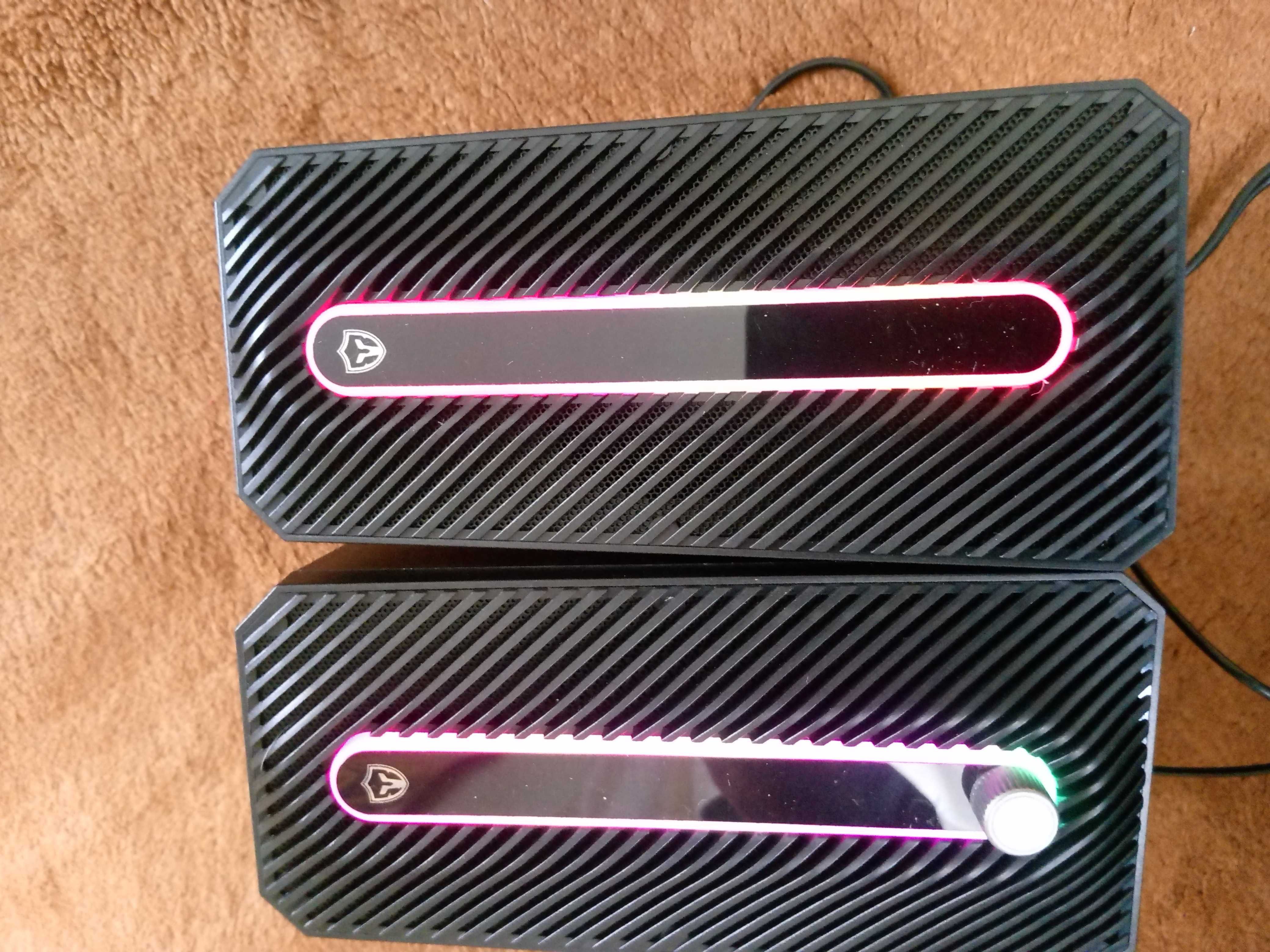 Głośniki gamingowe Battletron z LED